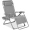 Best Choice Products Monochromatic Zero Gravity Chair, Folding Patio Recliner w/Side Tray, Headrest